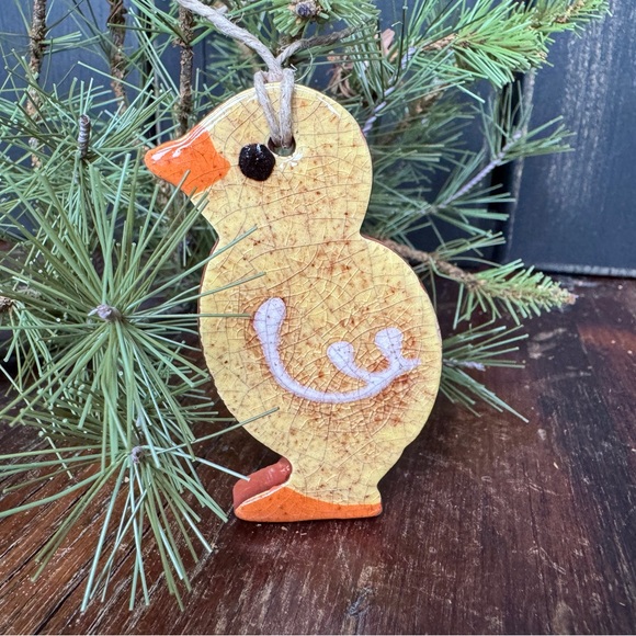 Redware Spring Or Summer Ornament Set - Picture 6 of 12